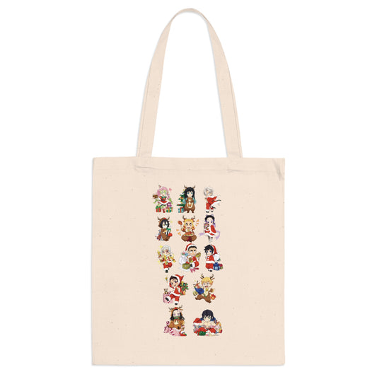 Christmas Demon Slayer Inspired Tote Bag Printify